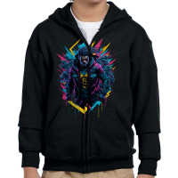 Cool Punk Spider Jacket Youth Zipper Hoodie | Artistshot