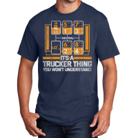 Gear Shift Funny Truck Driver Trucker Gift Basic T-shirt | Artistshot