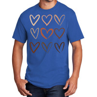 Skin Tone Hearts, Be Kind, Melanin Basic T-shirt | Artistshot