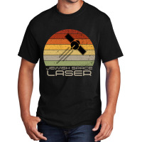 Jewish Space Laser Fan Design Basic T-shirt | Artistshot