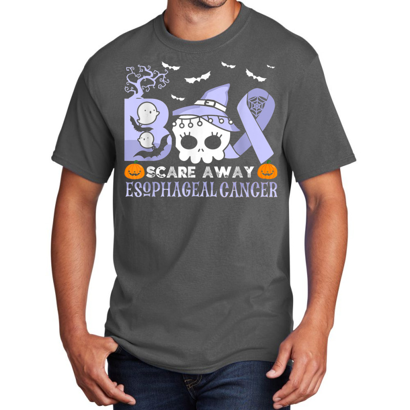 Boo Scare Away Esophageal Cancer Halloween Basic T-shirt by Fashzilla | Artistshot