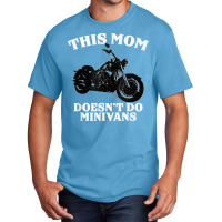 Funny Motorcycle Mom Biker Minivan Mother's Day Motor Bike Basic T-shirt | Artistshot