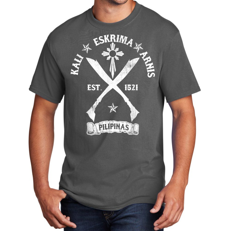 Cool Distressed Kali Arnis Eskrima T Shirt   Cross Sword Tee Basic T-shirt | Artistshot