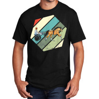 Harness Racing Equitation Hexa Vintage Trotter Horse Racer Basic T-shirt | Artistshot