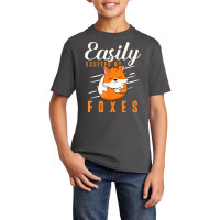 Easily Excited By Foxes Wildlife Animal Women Fox Basic Youth T-shirt | Artistshot