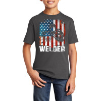 Welder Grunge Distressed, Welder Grunge Distressed Vintage, Welder Gru Basic Youth T-shirt | Artistshot