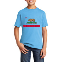 California Republic Flag Patriotic State Travel Usa T Shirt Basic Youth T-shirt | Artistshot