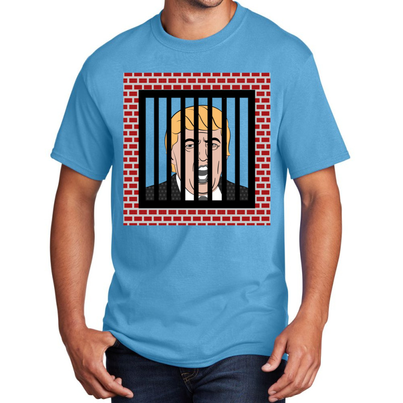 Jail Trump, Lock Trump Up, Trump In Prison, Dump Trump Long Sleeve T S Basic T-shirt | Artistshot