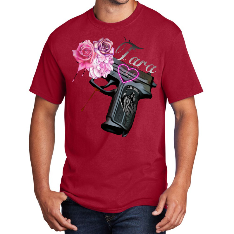 Sons Of Anarchy Tv Show Tara Rose Gun Basic T-shirt by cm-arts | Artistshot