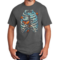 Fish Bone, Fish Bone Art, Fish Bone Vintage, Fish Bone Painting, Fish, Basic T-shirt | Artistshot