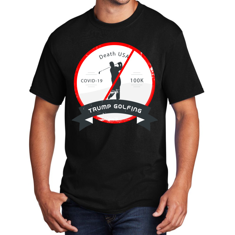 Stop Trump Golfing Basic T-shirt | Artistshot