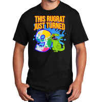 Mademark X Rugrats This Rugrat Just Turned 9 9th Birthday Party Basic T-shirt | Artistshot