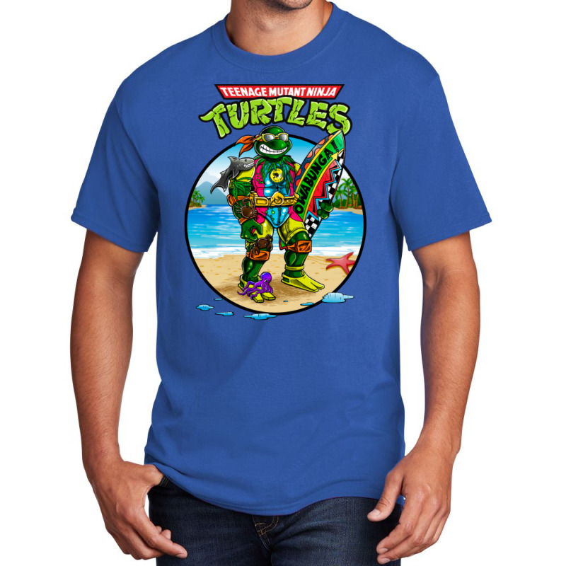 Mike The Sewer Surfer Basic T-shirt by cm-arts | Artistshot