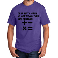 Math Quote Basic T-shirt | Artistshot