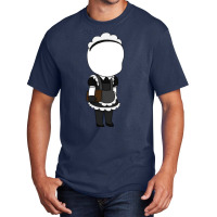 Slenderman Maid Chibi Basic T-shirt | Artistshot