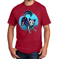 Sugar Skull Cat Basic T-shirt | Artistshot