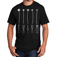 Palm Tree Vacation   Island Yucatan Peninsula Tulum T Shirt Basic T-shirt | Artistshot