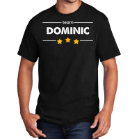 Family Name Surname Or First Name  Team Dominic T Shirt Basic T-shirt | Artistshot