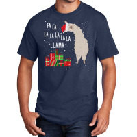 Fa La La Llama   Llama Christmas  Women Men Kids Basic T-shirt | Artistshot