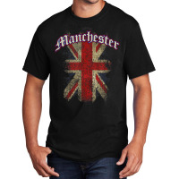 Manchester, Uk  United Kingdom Union Jack English T Shirt Basic T-shirt | Artistshot