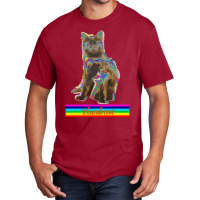 Thunder Cat Kitty Print Basic T-shirt | Artistshot