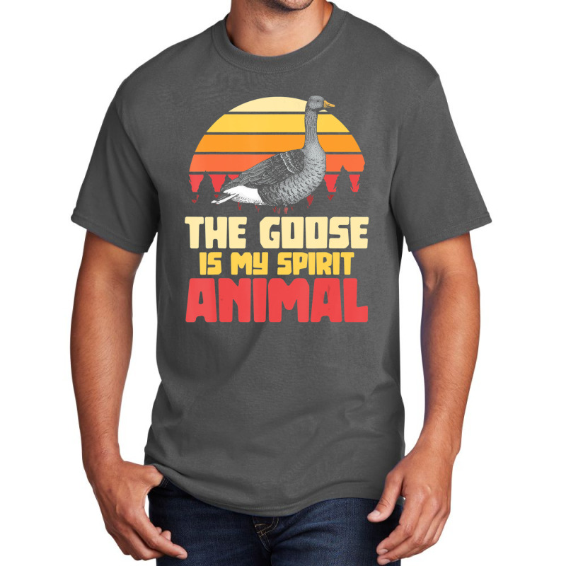 The Goose Is My Spirit Animal Goose Basic T-shirt by Kanmopsuk45 | Artistshot