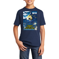 Vintage Movie Poster Message From Space Basic Youth T-shirt | Artistshot