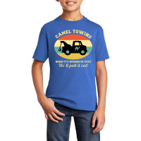 Camel Towing Retro Adult Humor Saying Basic Youth T-shirt | Artistshot