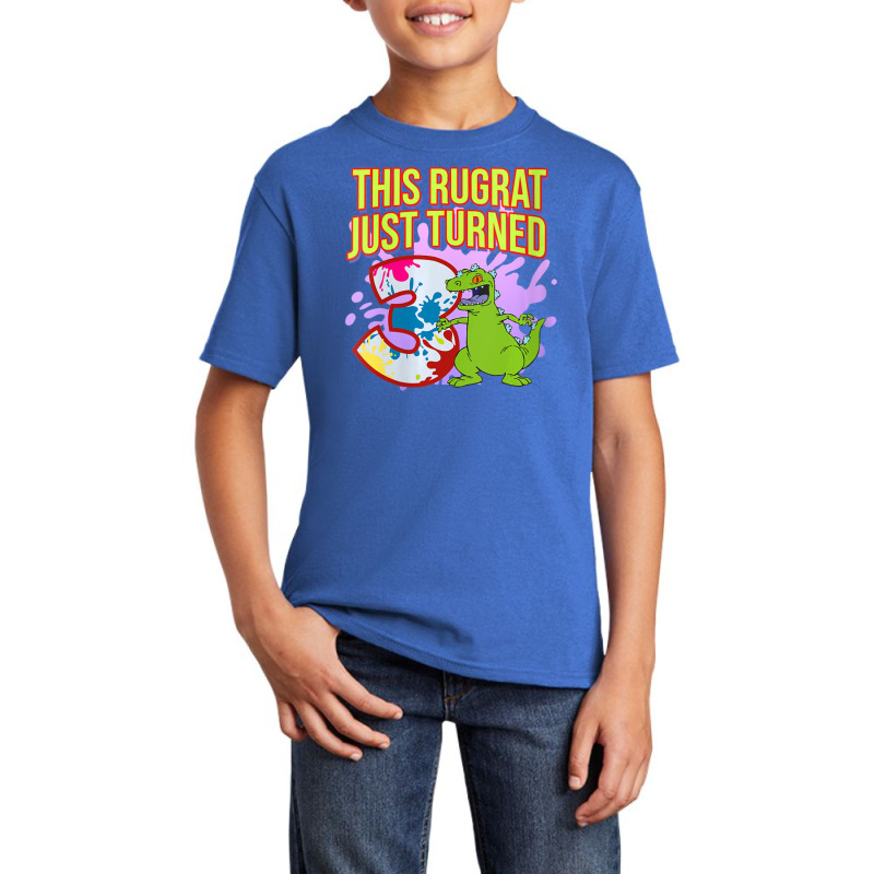 Mademark X Rugrats Womens This Rugrat Just Turned 3 3rd Birthday Party Basic Youth T-shirt by Kandurip541 | Artistshot