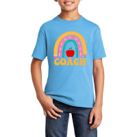 Coach Rainbow Pencil Apple Women Back To School Appreciation Basic Youth T-shirt | Artistshot