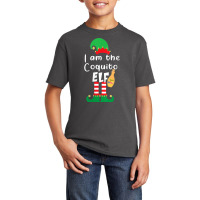 Womens Coquito Elf Funny Puerto Rico Matching Christmas Bilingual V Ne Basic Youth T-shirt | Artistshot