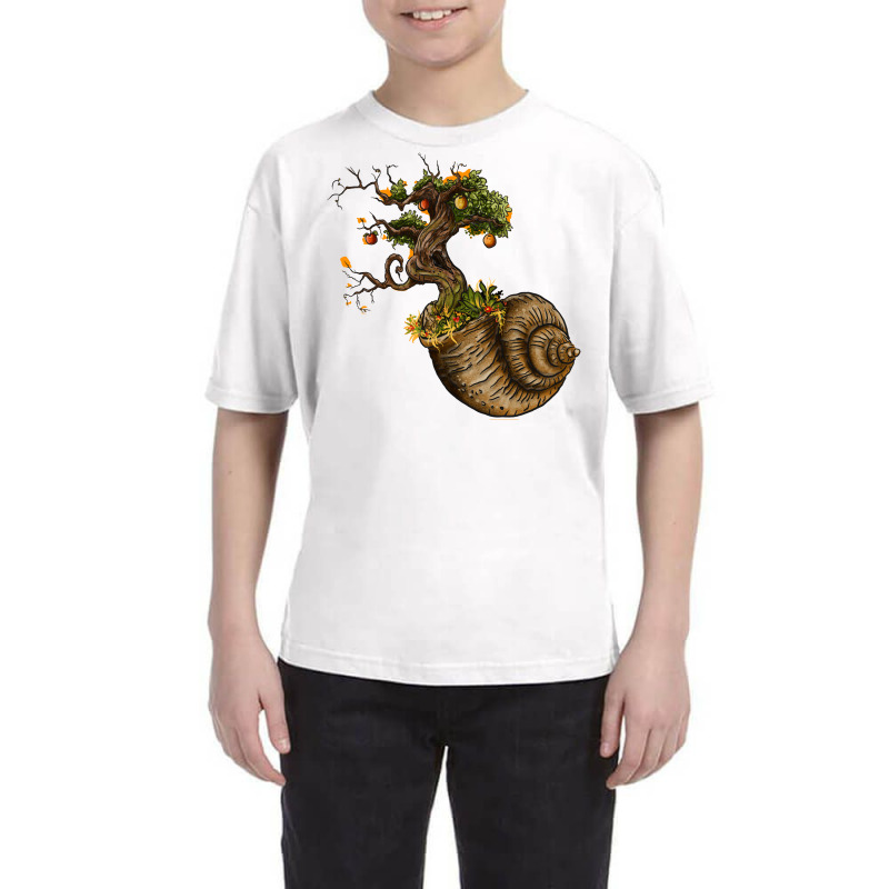 Snail Shell Tree Youth Tee by deepbox | Artistshot