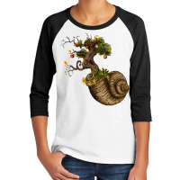 Snail Shell Tree Youth 3/4 Sleeve | Artistshot