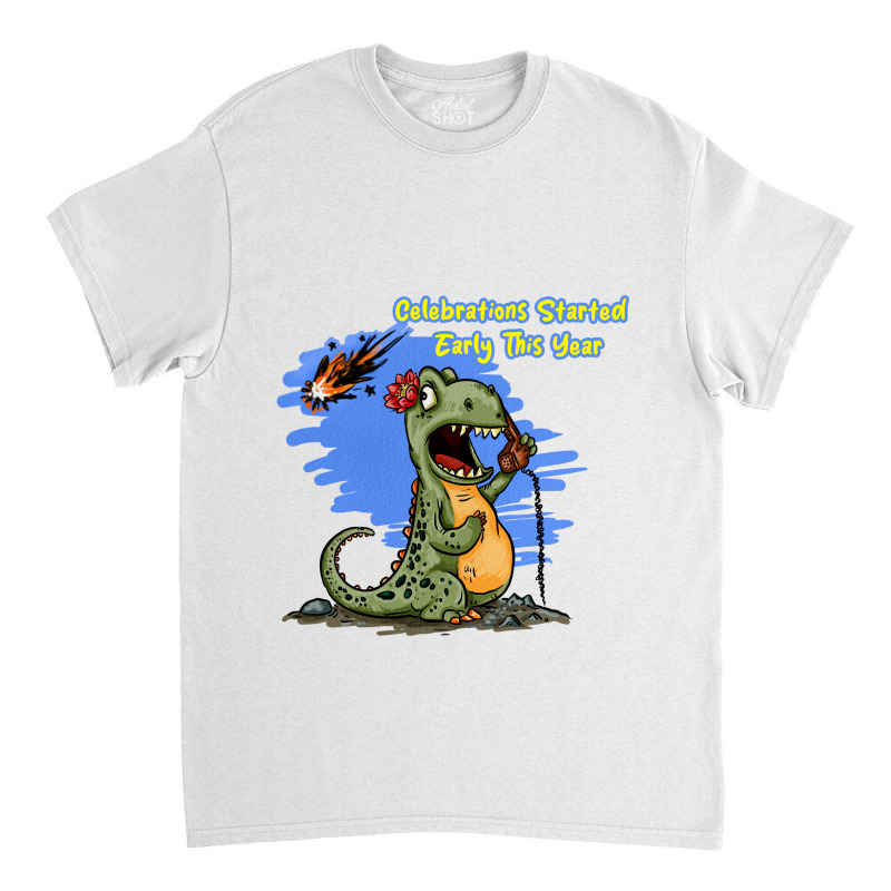 Dino Celebrations Classic T-shirt by deepbox | Artistshot