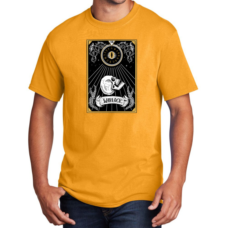 Dnd Warlock Tarot Basic T-shirt by cm-arts | Artistshot