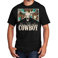 Leopard Bull Skull Western Country Like A Rhinestone Cowboy T Shirt Basic T-shirt | Artistshot