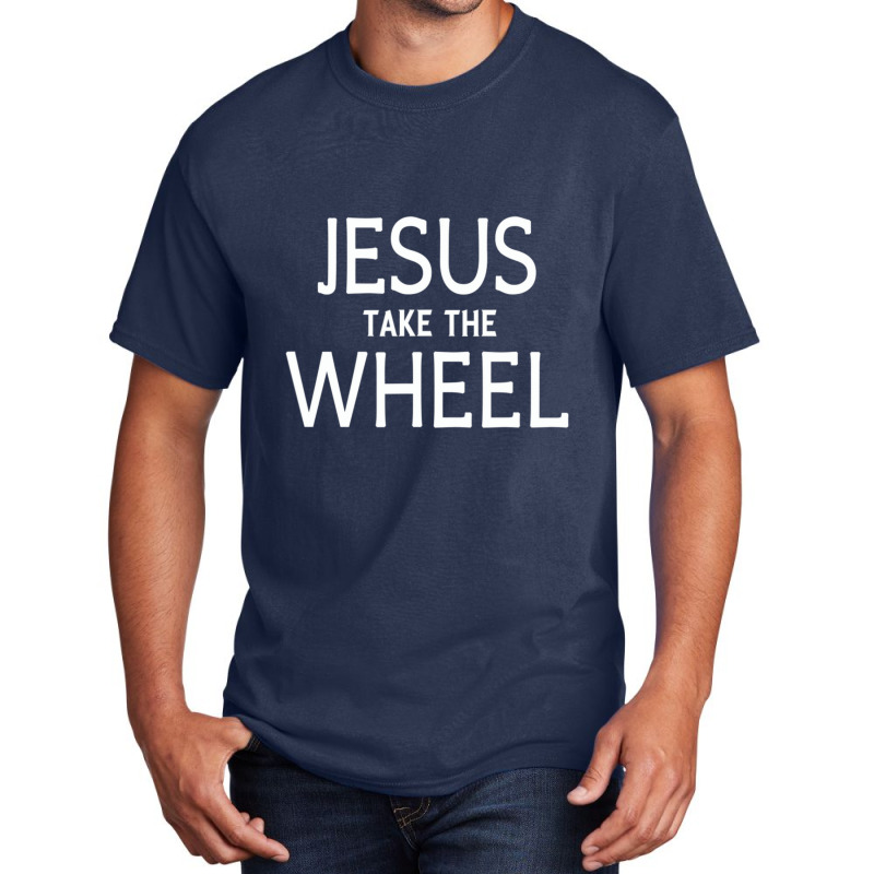 Funny Jesus Take The Wheel Happy Easter Family Gift Basic T-shirt | Artistshot