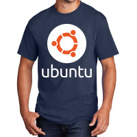 Dark Color Ubuntu Linux Basic T-shirt | Artistshot