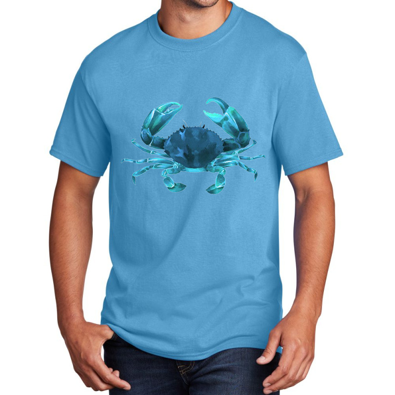 Aqua Colored Crab Basic T-shirt | Artistshot