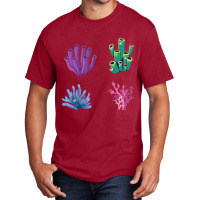 Crustaceancore Coral  Pack Basic T-shirt | Artistshot