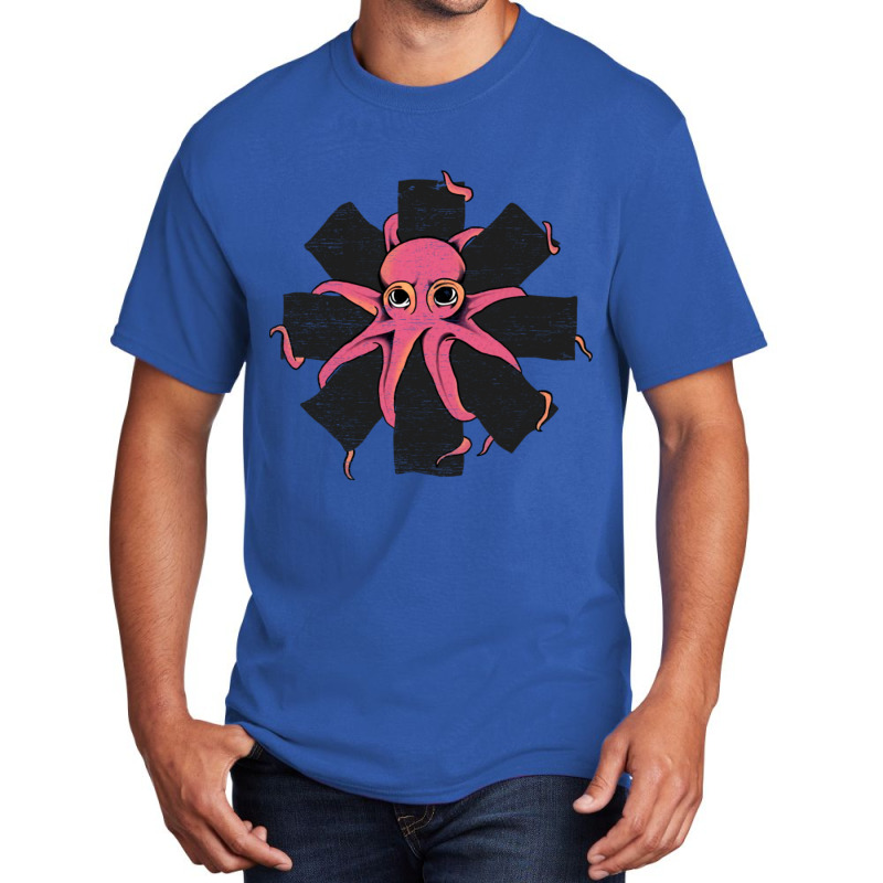 Red Octopus Vintage Basic T-shirt | Artistshot