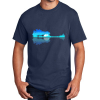 Guitar Lake Shadow Love Guitar Musician Basic T-shirt | Artistshot