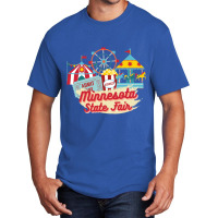 Minnesota State Fair, Ferris Wheel, Carousel Basic T-shirt | Artistshot