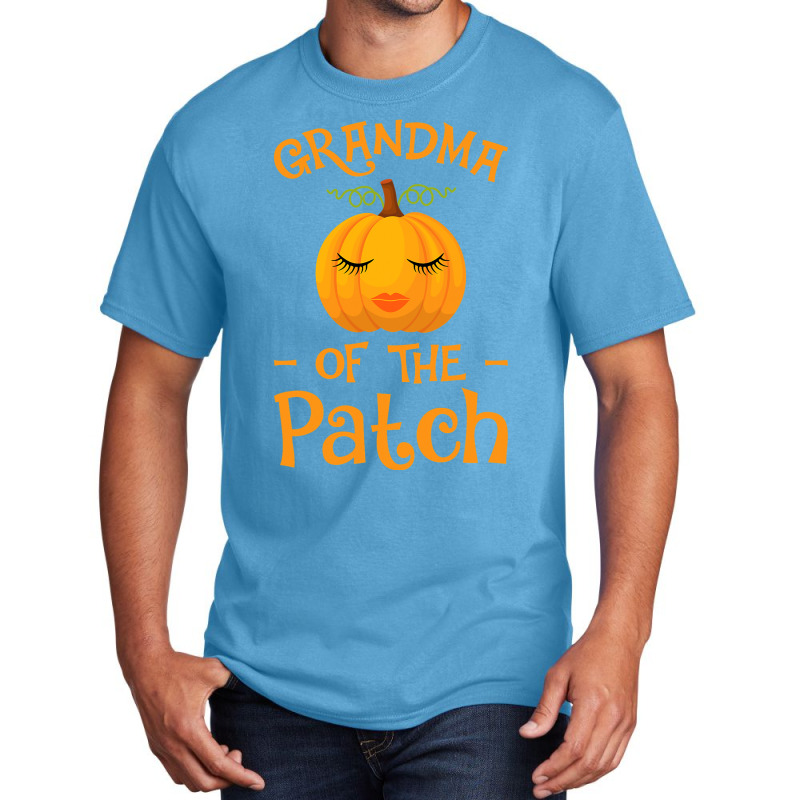 Grandma Of The Patch Pumpkin Halloween Basic T-shirt by Chalaun | Artistshot