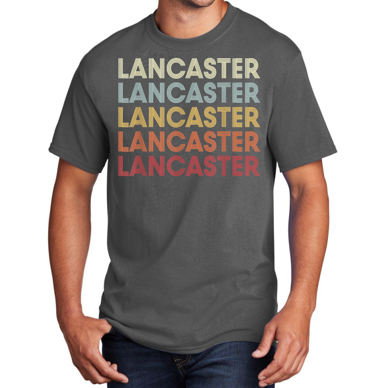 Lancaster California Lancaster Ca Retro Vintage Text T Shirt Basic T-shirt | Artistshot