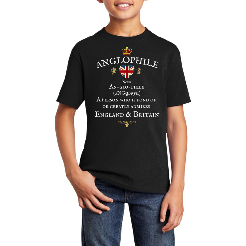 Anglophile Meaning, England & Britain Lover, British Flag T Shirt Basic Youth T-shirt | Artistshot