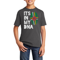 Its In My Dna Dominica Flag Fingerprint Tank Top Basic Youth T-shirt | Artistshot