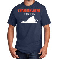 Chamberlayne Virginia Usa State America Travel Virginian Basic T-shirt | Artistshot