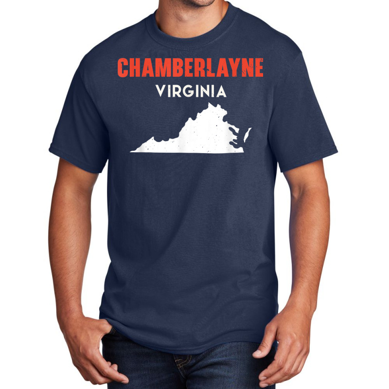 Chamberlayne Virginia Usa State America Travel Virginian Basic T-shirt by Fashzilla | Artistshot