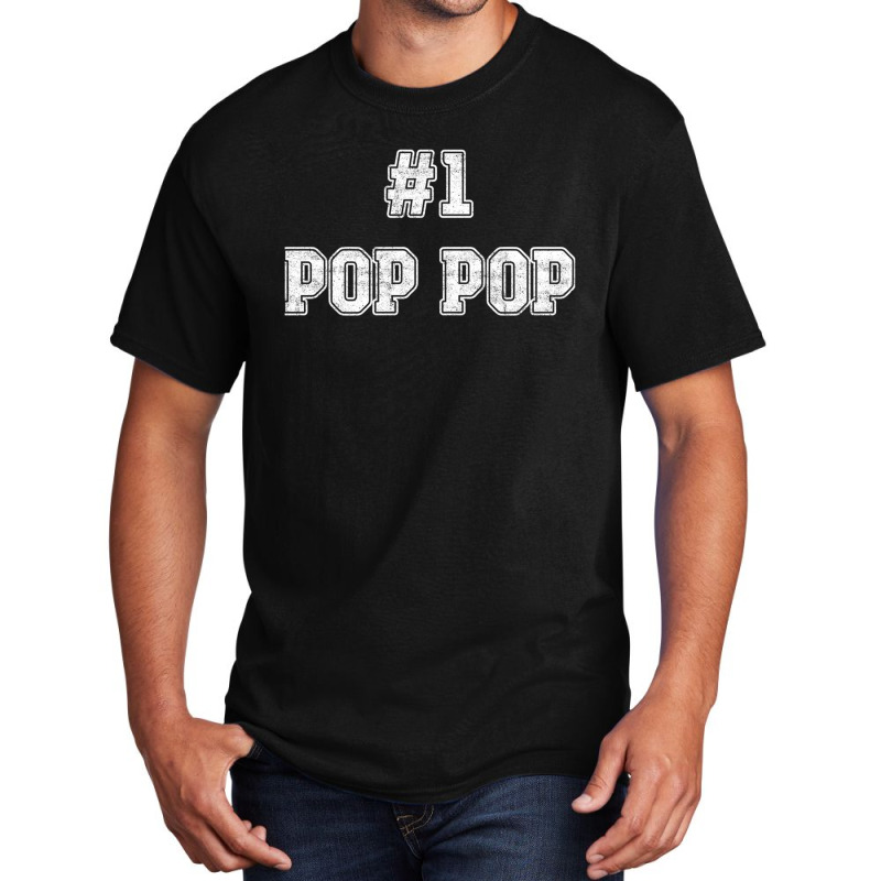 Number One Pop Pop Basic T-shirt | Artistshot